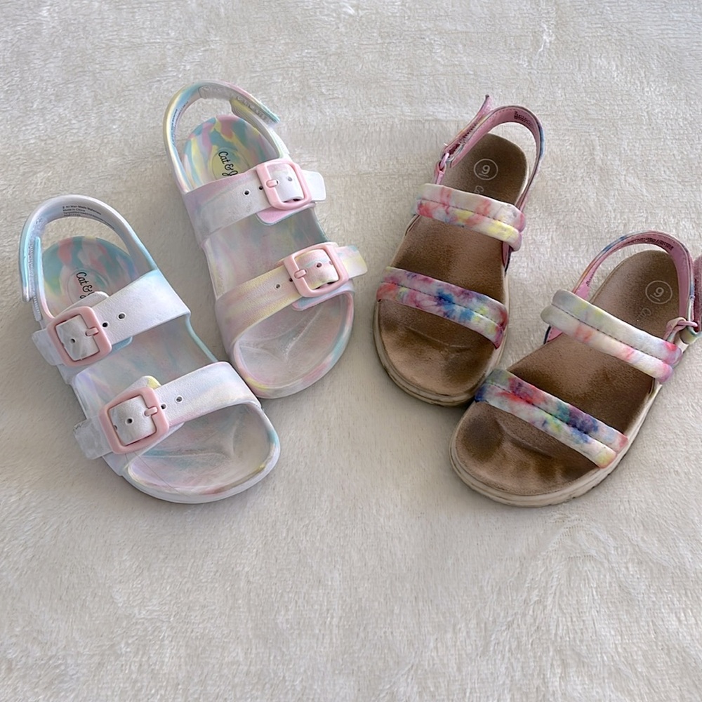 Bundle of girls sandals